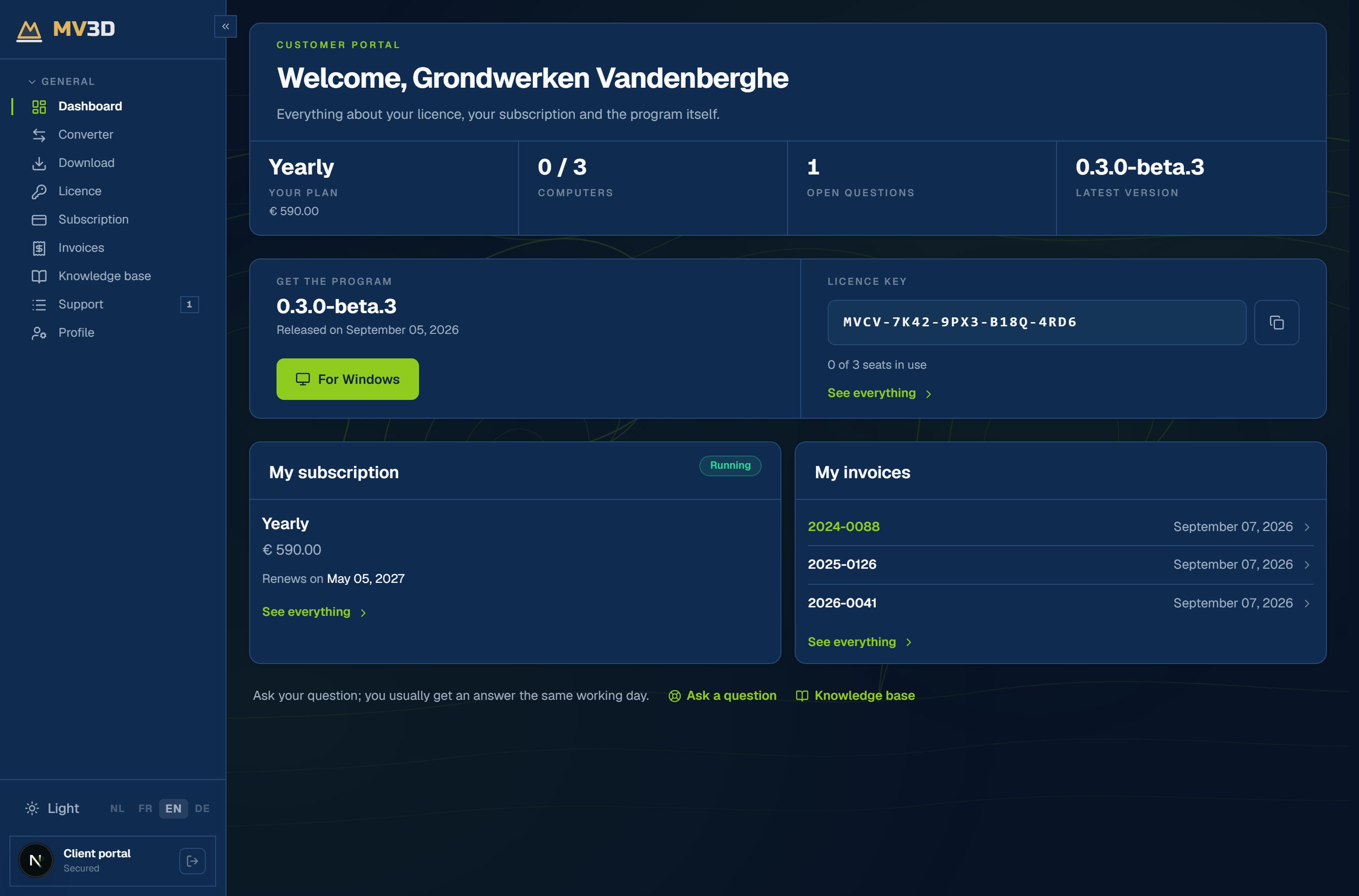 And the convertor itself, in your browser