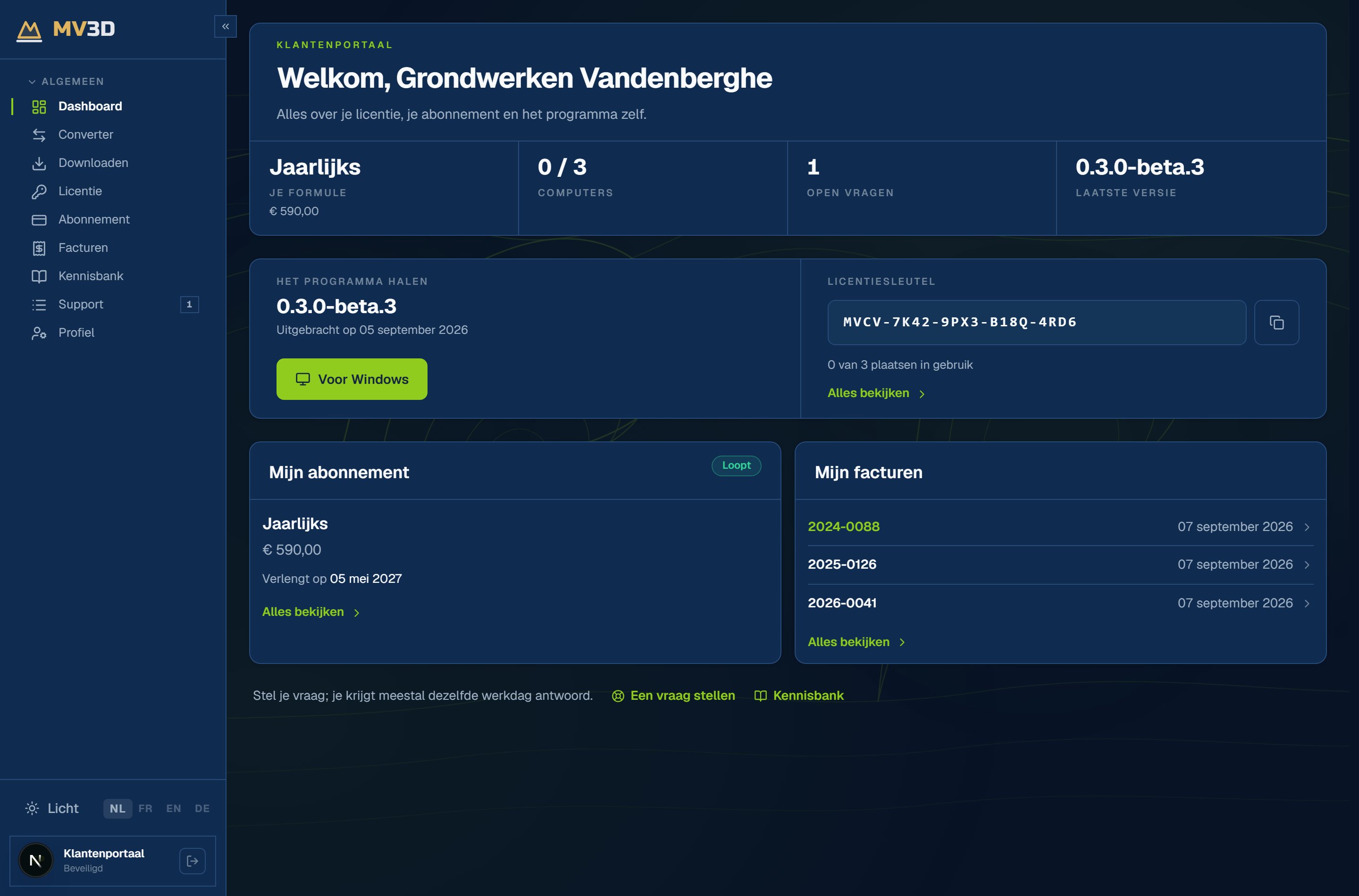 En de convertor zelf, in uw browser